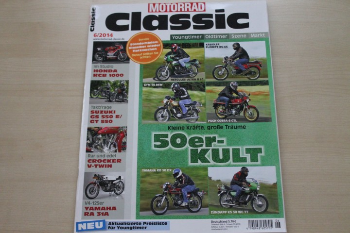 Deckblatt Motorrad Classic (03/2014)